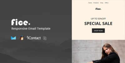 fice ecommerce responsive e mail template online access
