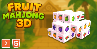 fruit mahjong 3d html5 game playcanvas