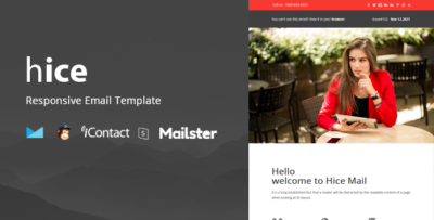 hice mail responsive e mail template online access mailster mailchimp