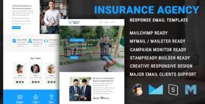 insurance agency multipurpose responsive email newsletter template