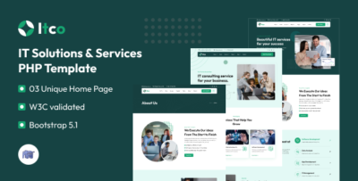 itco – it solutions services php template