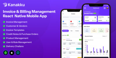 kanakku react native mobile app addon