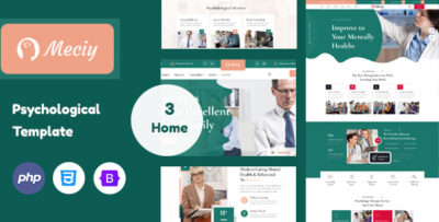 meciy psychology neurology counseling and medical php template