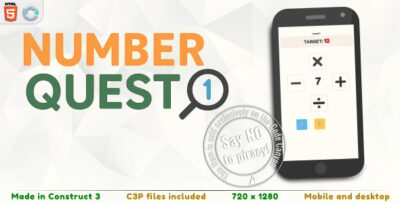 number quest html5 math game