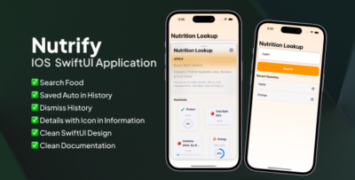 nutrify ios swiftui on demand application