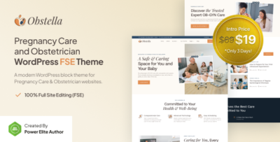 obstella – pregnancy care obstetrician fse wordpress theme