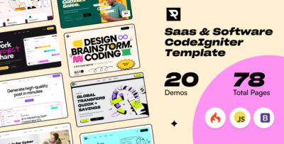 piku creative saas software codeigniter template