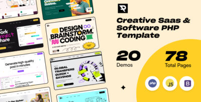 piku creative saas software php template