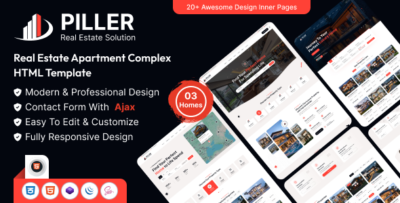 piller real estate html template