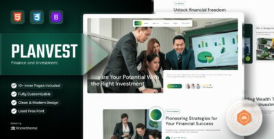 plantvest finance investment html template