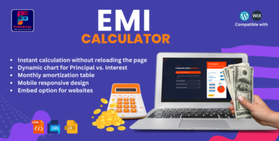 responsive advanced loan emi calculator – interest payment estimator