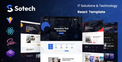 sotech technology it solutions react template