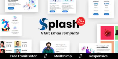 splash agency multipurpose responsive email template