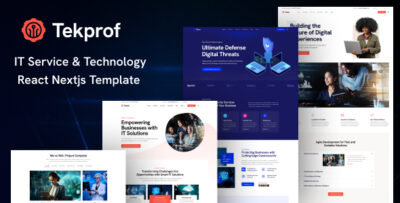 tekprof it solution technology react nextjs template