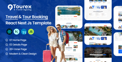 tourex travel tour booking react next js template