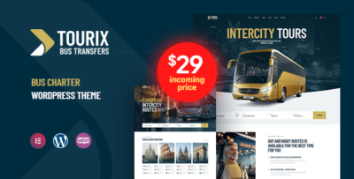 tourix bus charter wordpress theme