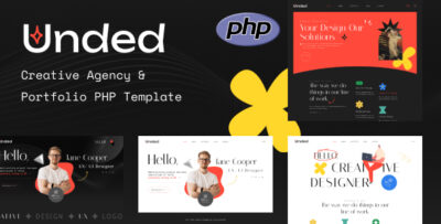 unded creative agency and portfolio php template
