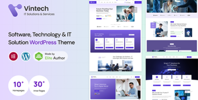 vintech technology it solutions wordpress theme