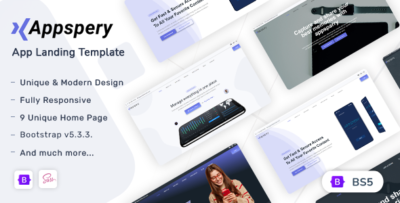 appspery bootstrap 5 app landing template