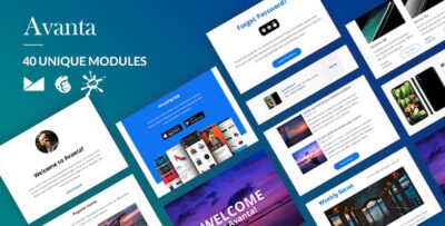 avanta email template online builder