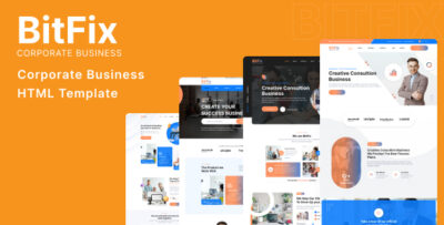 bitfix business consulting html template