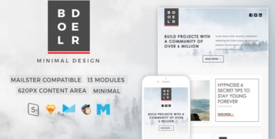bolder minimal newsletter