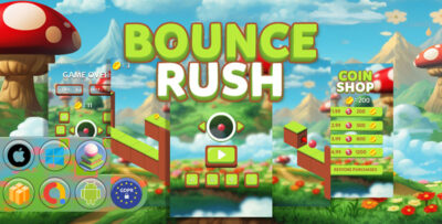bounce rush game template