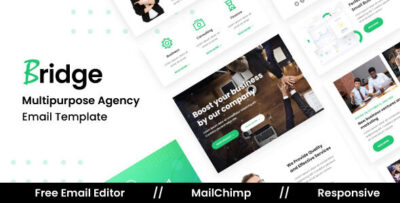 bridge agency multipurpose responsive email template