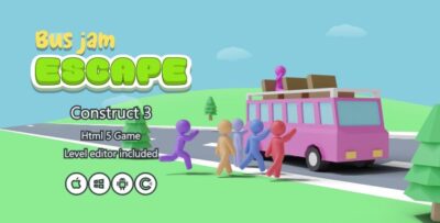 bus jam escape html5 game construct 3