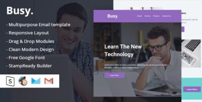 busy multipurpose email template