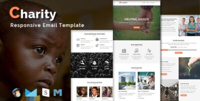 charity responsive email template