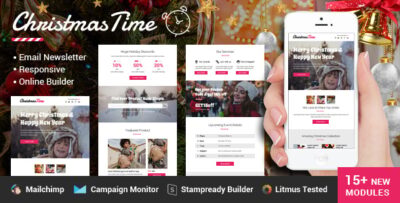 christmastime multipurpose email newsletter