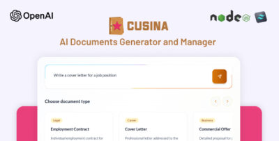 cusina ai document generator