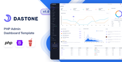 dastone php 8 admin dashboard template