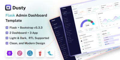 dusty flask admin dashboard template 1