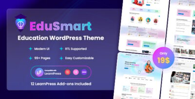 education wordpress theme edusmart