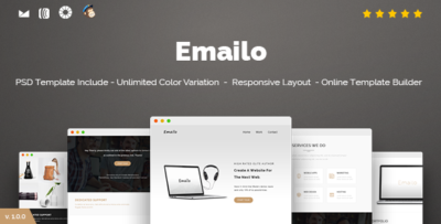 emailo responsive email and newsletter template