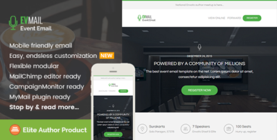 event responsive email template builder access