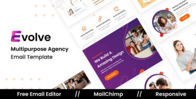 evolve agency multipurpose responsive email template