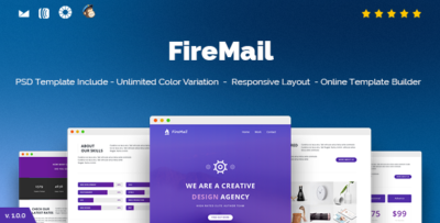 firemail responsive email online template builder