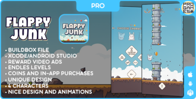 flappy junk pro buildbox classic ios android reward video
