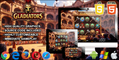 gladiators html5 slot machine