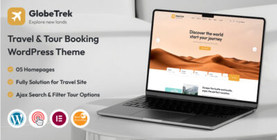 globetrek travel tour booking wordpress theme