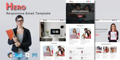 hero multipurpose responsive email template