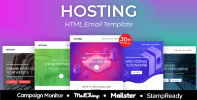hostinger – multipurpose responsive email template for web hosting business