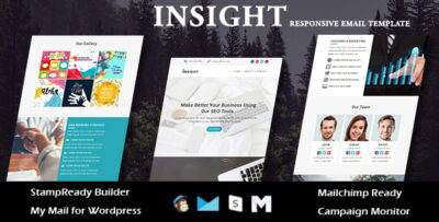 insight multipurpose responsive email templates with stamp ready builder access
