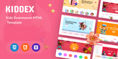 kiddex kids ecommerce html template