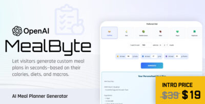 mealbyte ai meal planner generator