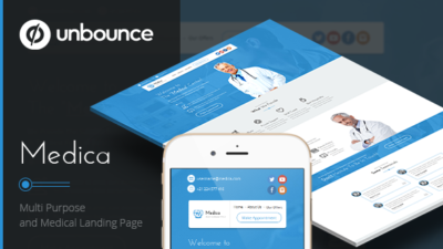 medica unbounce medical landing page