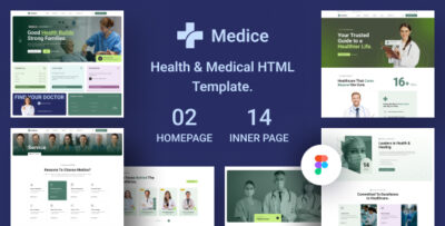 medice health medical html template